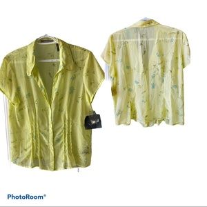 Liz Claiborne Yellow Blouse